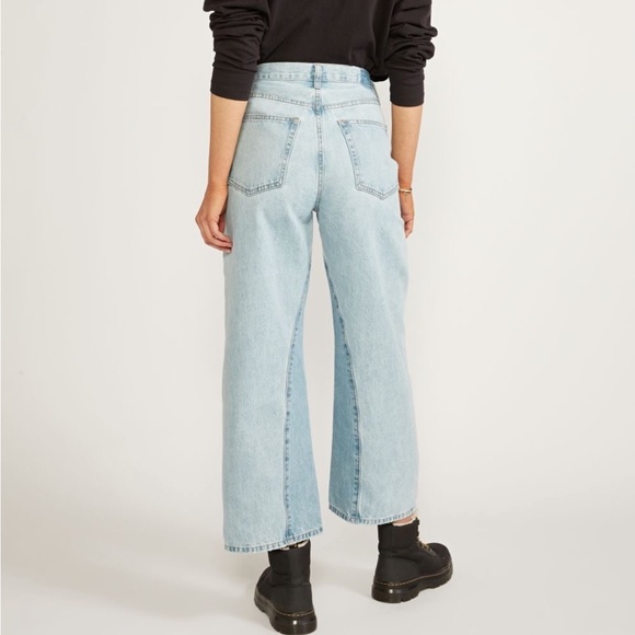 Etica Devin Rework Wide Leg Crop Jean - Picture 4 of 8